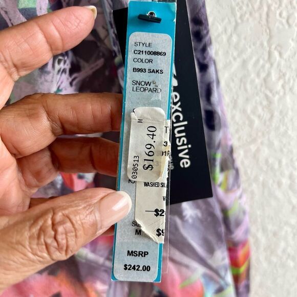 Alice + Olivia Silk Spaghetti Strap Women's Top - Picture 6 of 10